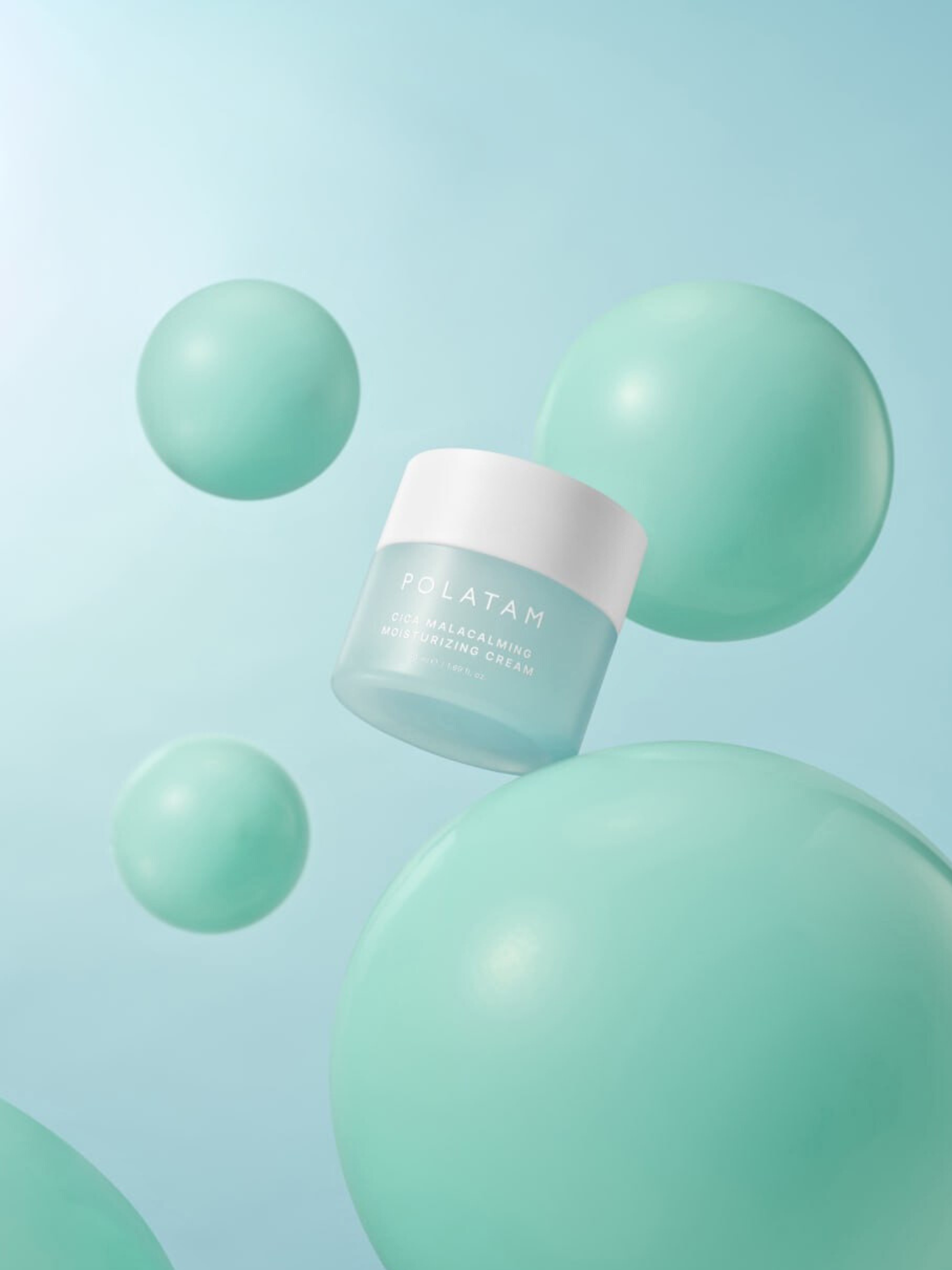 Polatam Cica Malacalming Moisturizing Cream, 50ml - dziļi mitrinošs sejas krēms ar cica