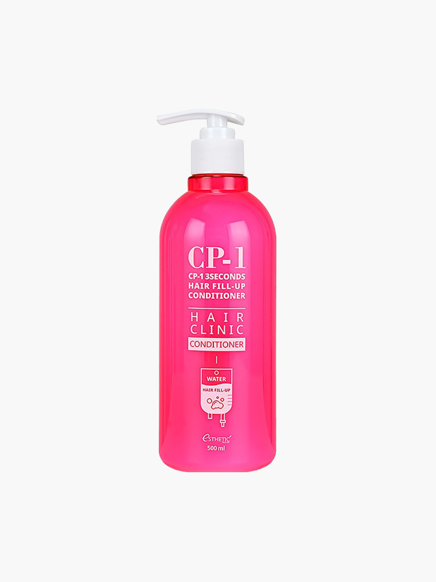 CP-1 3 Seconds Hair Fill-Up Conditioner 500 ml, atjaunojošs matu kondicionieris bojātiem un sausiem matiem, palīdz izlīdzināt un mīkstināt matus, atvieglo ķemmēšanu, samazina pūkošanos un piešķir spīdumu, piemērots ikdienas lietošanai, korejas kosmētika Latvijā