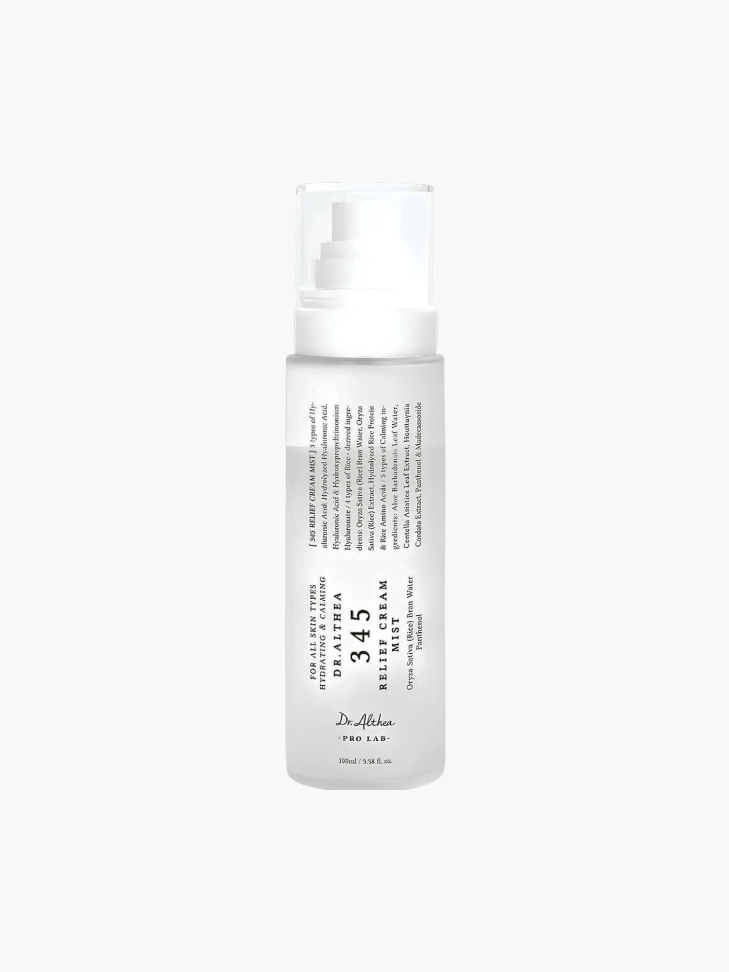 Dr. Althea 345 Relief Cream Mist, 100ml - nomierinošs krēma mists sejai