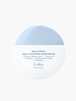 Dr. Althea Aqua Glowing Sunscreen, saules aizsargkrēms sejai ar vieglu mitrinošu tekstūru un mirdzošu finišu, palīdz aizsargāt ādu ikdienā un padara ādu vizuāli gludāku, piemērots kā bāze zem grima, korejas kosmētika Latvijā