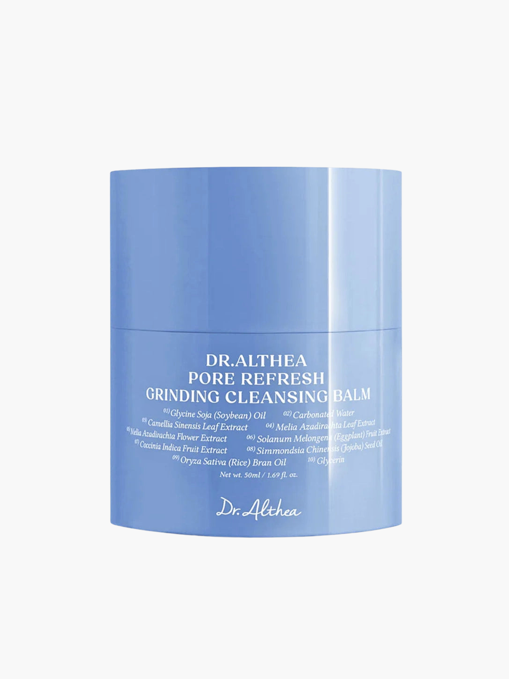 Dr. Althea Pore Refresh Grinding Cleansing Balm, attīrošais balzams sejas attīrīšanai, noņem kosmētiku un SPF, palīdz attīrīt poras un mazināt lieko sebumu, atstāj ādu tīru un komfortablu, korejas kosmētika Latvijā
