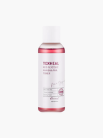 Esthetic House Toxheal Red Glycolic AHA BHA PHA Toner 180 ml, sejas pīlinga toniks ar skābēm, palīdz attīrīt poras un mazināt melnos punktus, izlīdzina ādas tekstūru un toni, piemērots taukainai un problemātiskai ādai, korejas kosmētika Latvijā