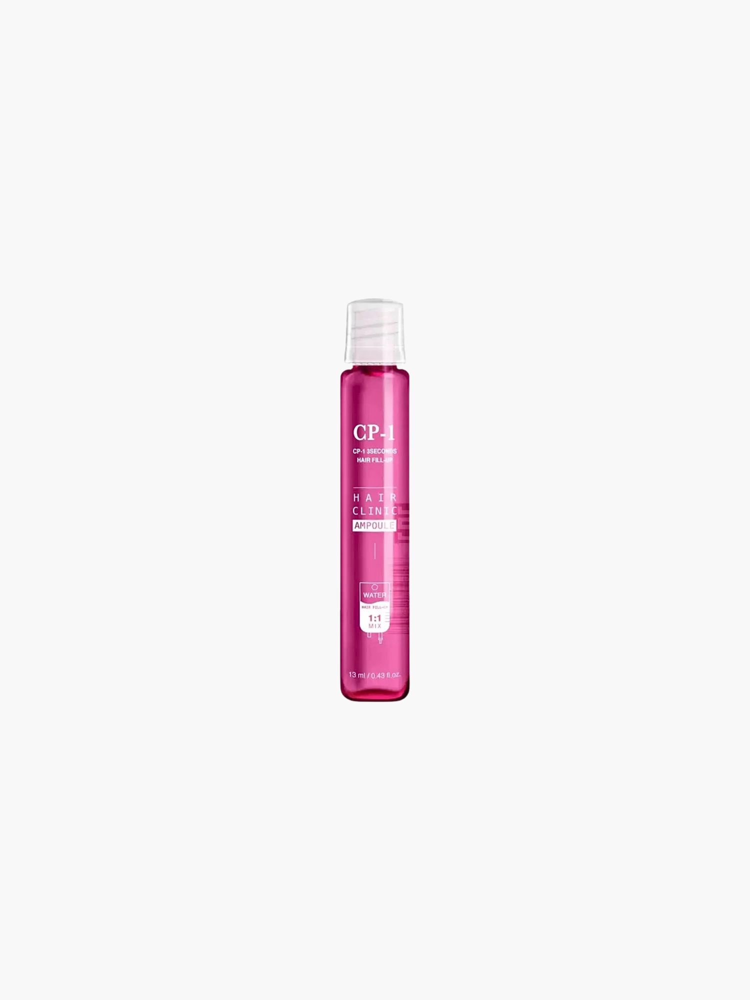 CP-1 3 Seconds Hair Fill-Up Ampoule 13 ml, atjaunojošs matu filleris, palīdz atjaunot bojātus un porainus matus, piešķir gludumu un spīdumu, samazina lūšanu un pūkošanos, padara matus mīkstākus un vieglāk ķemmējamus, piemērots intensīvai kopšanai mājā, korejas kosmētika Latvijā