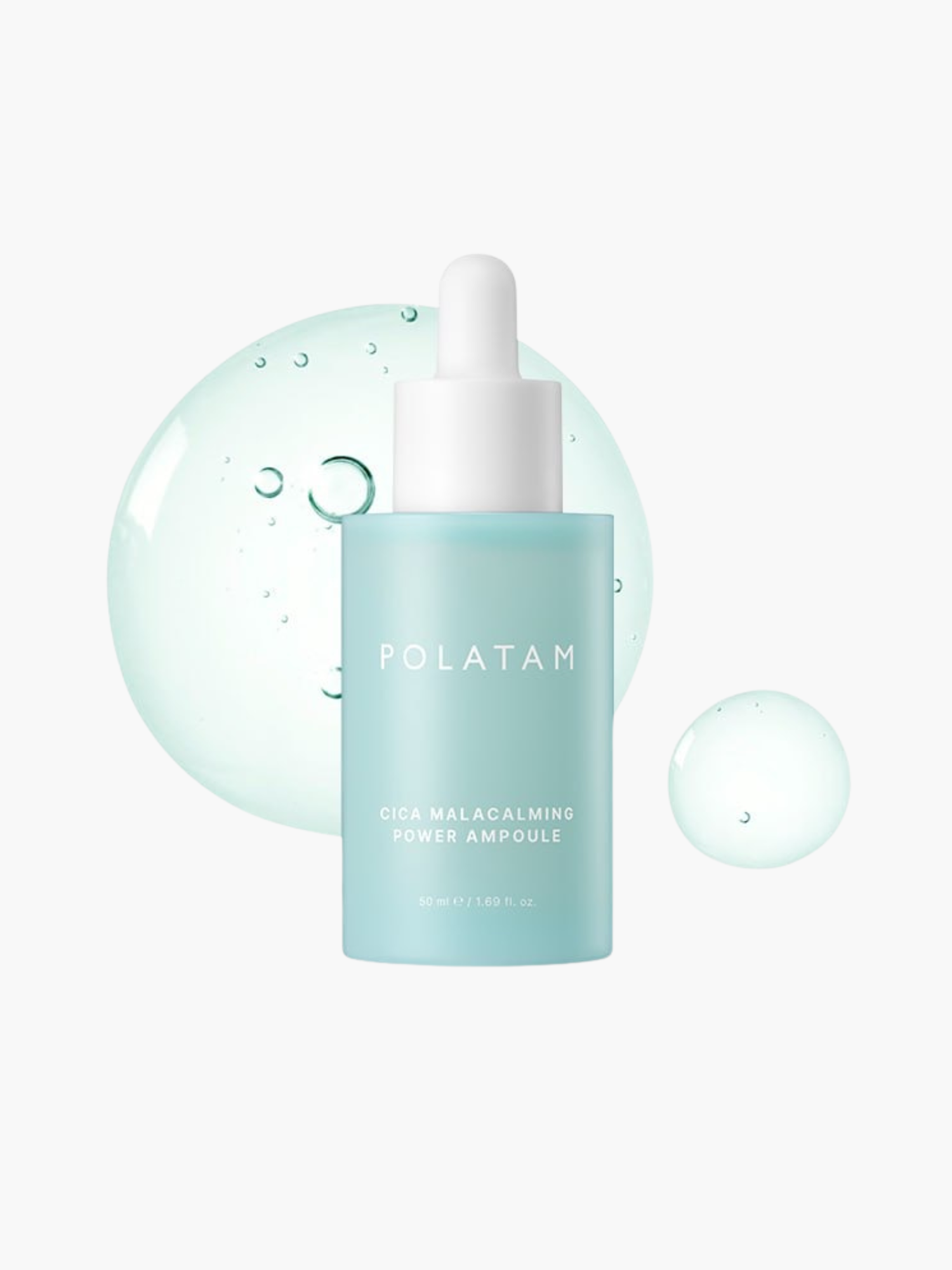 Polatam Cica Malacalming Power Ampoule, 50ml - mitrinoša ampula sejai ar nomierinošu efektu visiem ādas tipiem