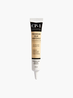 CP 1 Premium Silk Ampoule 20 ml, neizskalojams serums matiem, izlīdzina un nogludina, samazina pūkošanos, piešķir spīdumu, palīdz aizsargāt matus veidošanas laikā, atvieglo ķemmēšanu, piemērots sausiem un bojātiem matiem, korejas kosmētika Latvijā