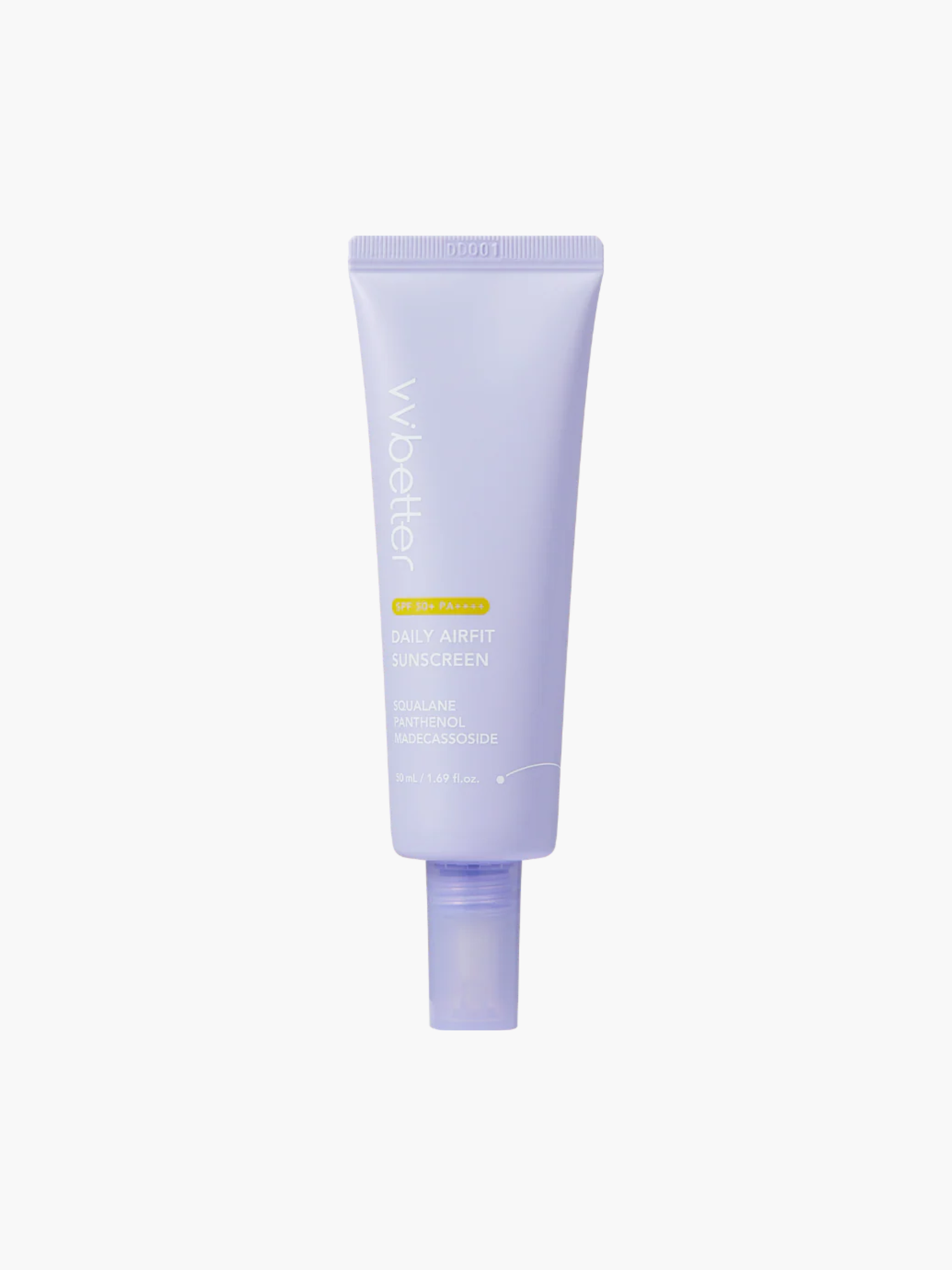 VVBetter Daily Airfit Sunscreen SPF 50+ 50 ml, sejas saules aizsargkrēms, korejiešu kosmētika Latvijā