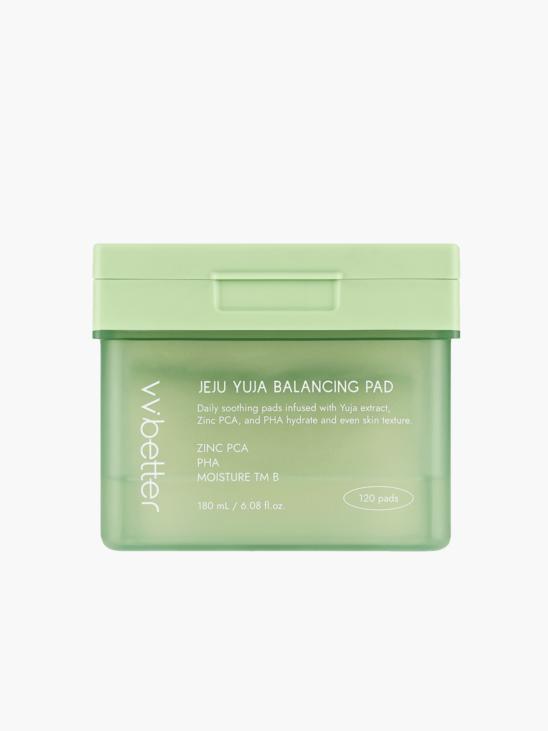 VVBetter Jeju Yuja Balancing Pad 120 gab., tonizējošie spilventiņi, korejiešu kosmētika Latvijā